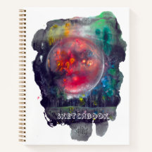 Livre de croquis Red Planet Space Modern