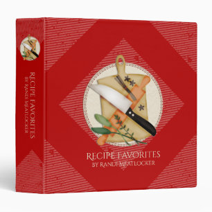 Livre de cuisine fait sur commande de classeur de