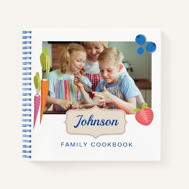 Livre de cuisine familial personnalisé (Ajouter vo (Devant)