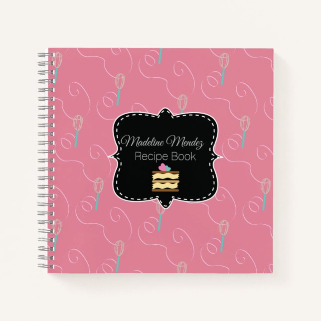 Livre de cuisson minimaliste Baker Tourbillonnant  (Devant)