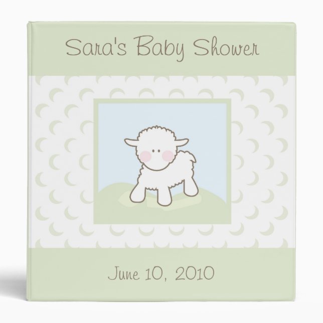 Livre de douche de classeur de bébé (Devant)