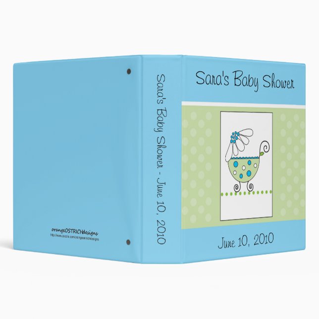 Livre de douche de classeur de bébé (Arrière-plan)