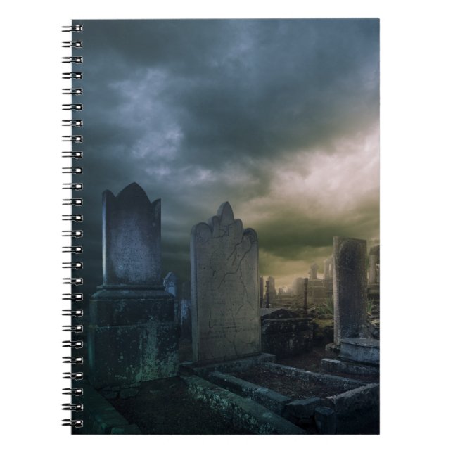 Livre de notes de cimetière gothique (Devant)