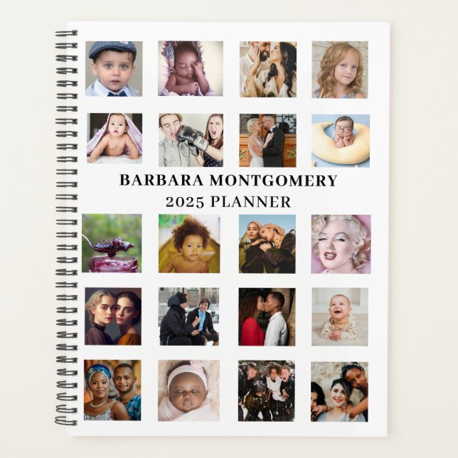 Livre de planificateur personnalisé 2025, 20 de vo (Devant)