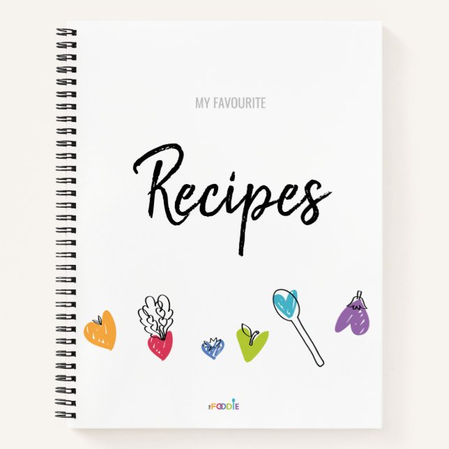 Livre de recettes à écrire (Devant)