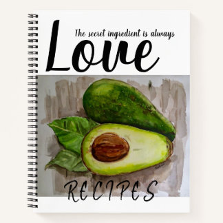 Livre de recettes Avocado Art Design