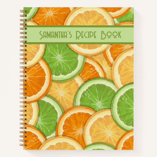 Livre de recettes Citrus de citron vert orange (Devant)