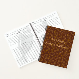 Livre de recettes de boulangerie d'épices Citrouil