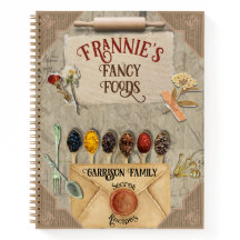 Livre de recettes de charme vintage