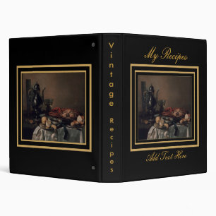 Livre de recettes de classeur Nature morte Nourrit