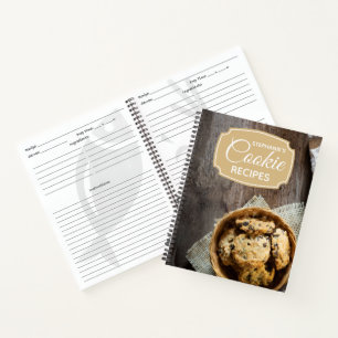 Livre de recettes de cookies personnalisé pour la