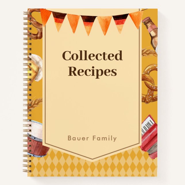Livre de recettes de cuisine allemande (Devant)
