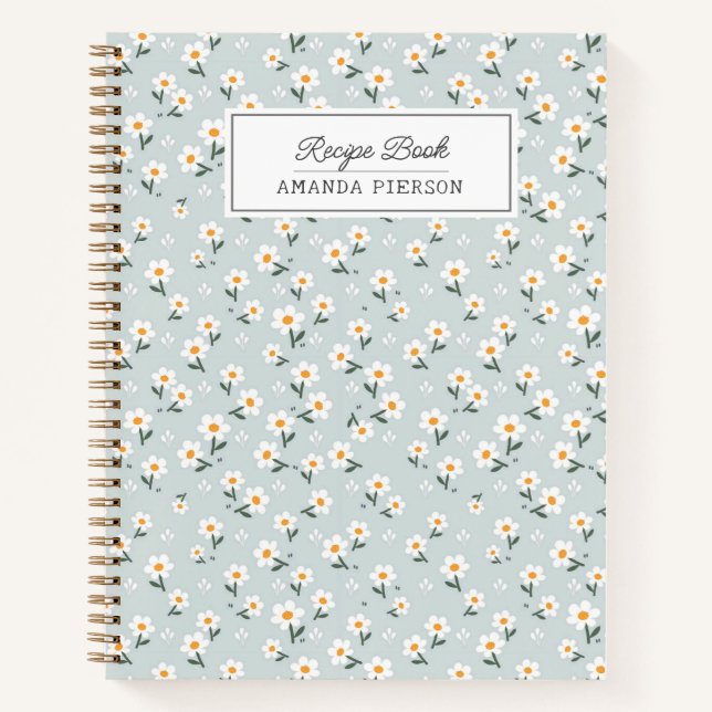 Livre de recettes de daisy Blue Cute (Devant)