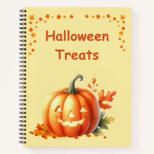 Livre de recettes de friandises Halloween Jack'o L