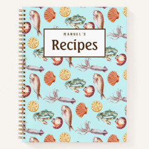 Livre de recettes de fruits de mer frais - Aqua