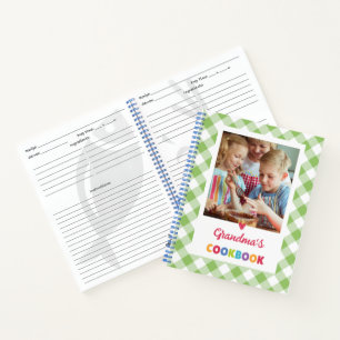 Livre de recettes de grand-mère PERSONNALISÉ (AJOU