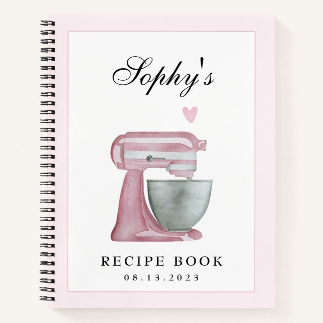 Livre de recettes de la Fête des mariées d'aquarel (Devant)