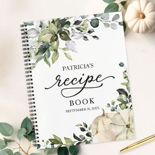 Livre de recettes de mariage automnal Citrouille b