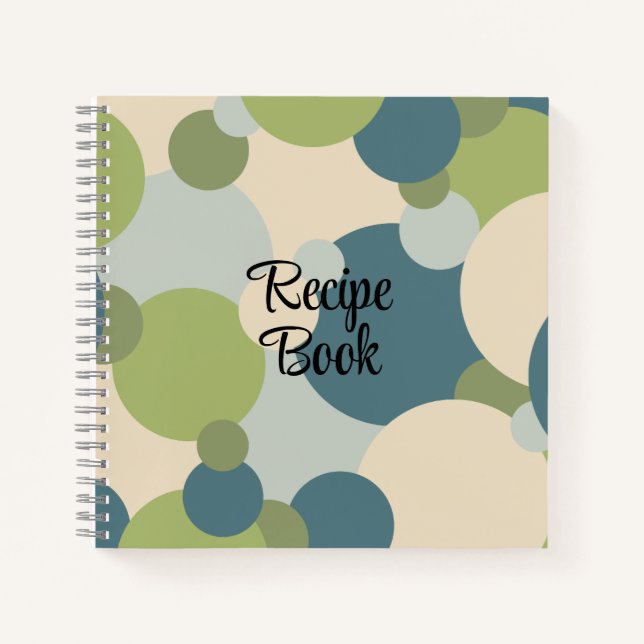 Livre de recettes de molécules bleu-vert (Devant)