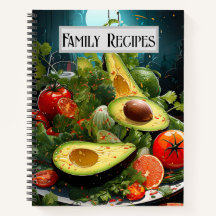 Livre de recettes de spirale créative personnalisé
