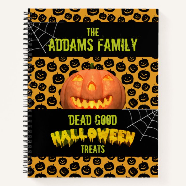 Livre de recettes d'Halloween (Devant)