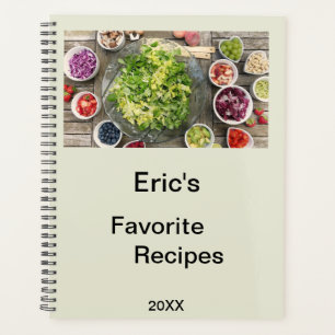 Livre de recettes du planificateur daté personnali