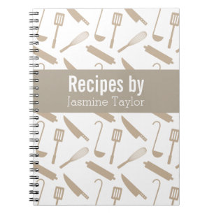Livre de recettes d'ustensiles de cuisine modernes