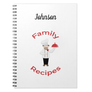 Livre de recettes familiales personnalisable Notes