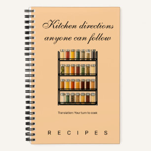 Livre de recettes Instructions de cuisine