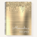 Livre de recettes Livre d'or Parties scintillant M