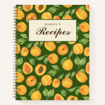 Livre de recettes personnalisable Gold Apricots