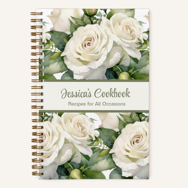 Livre de Recettes Personnalisé Cahier de Recettes  (Recto)