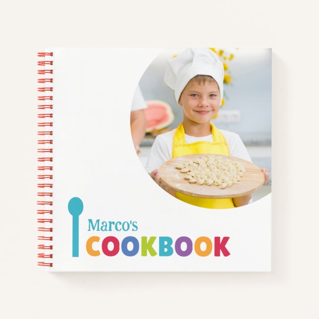 Livre de recettes personnalisé (votre photo) (Devant)