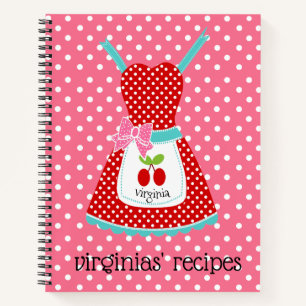 Livre de recettes personnalisées Rétro