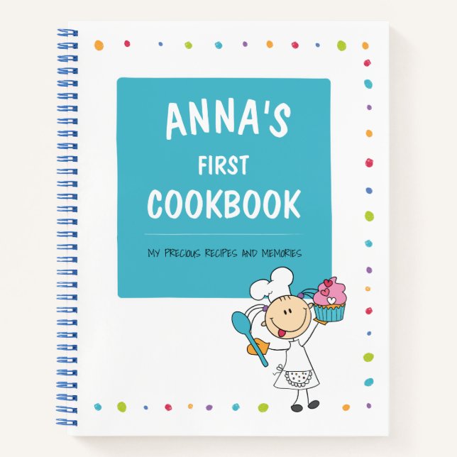 Livre de recettes pour enfants personnalisées (Devant)