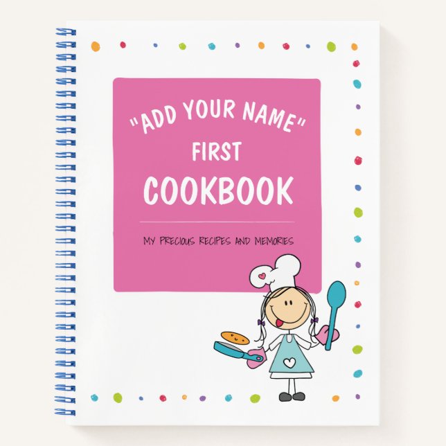 Livre de recettes pour enfants personnalisées (Devant)