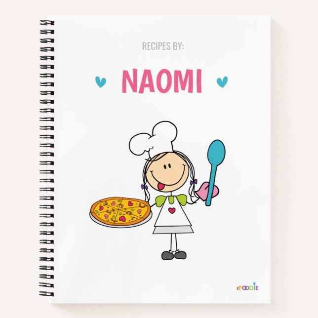 Livre de recettes pour enfants personnalisées (Devant)