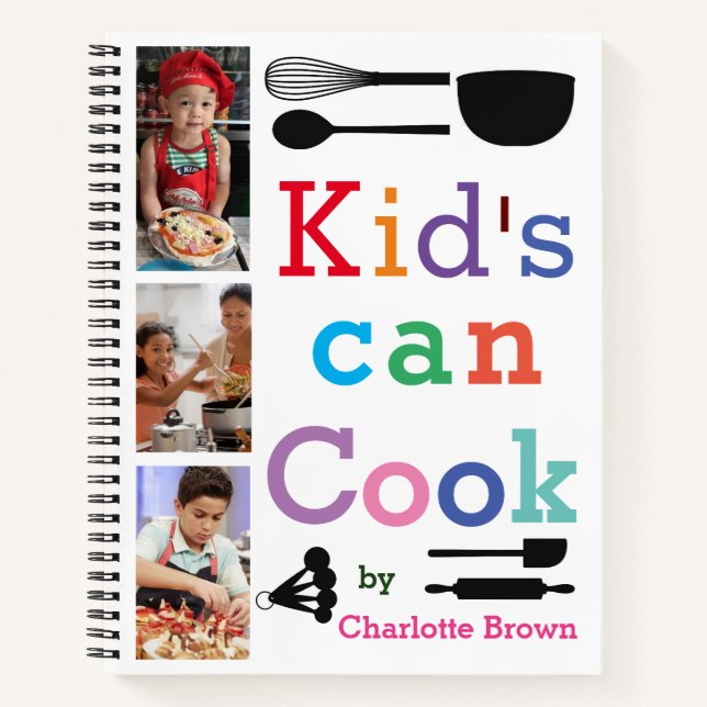 Livre de recettes pour enfants personnalisés - Ajo (Devant)