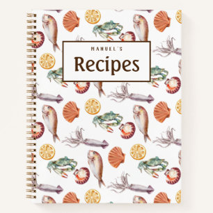 Livre de recettes sur mesure des fruits de mer fra