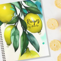 Livre de recettes texte personnalisé de l'arbre du