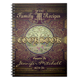 Livre de recettes Vintage personnalisé