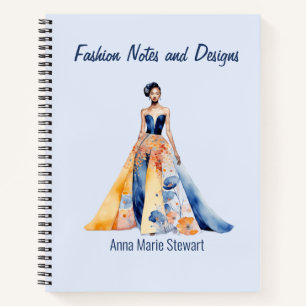 Livre d'esquisse de mode personnalisé