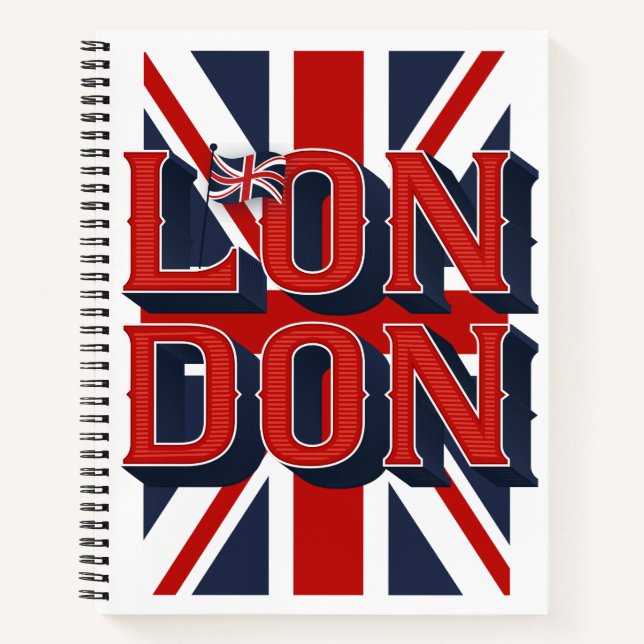 Livre d'esquisse du pavillon de Londres / Blanc /  (Devant)