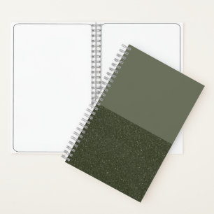 Livre d'esquisses Moss Green personnalisable - Fra