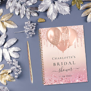 Livre d'hôte douches nuptiales rose rose rose ball