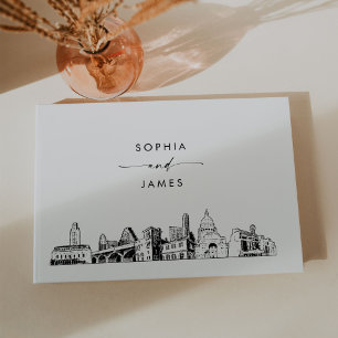 Livre d'hôtes Austin Skyline Mariage