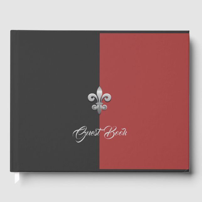 Livre D'Hôtes Fleur De Lis (Recto)