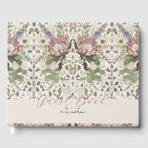 Livre d'hôtes Floral Mariage