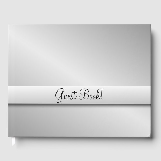 Livre d'hôtes Mariage en argent (Recto)