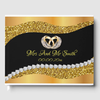 Livre d'hôtes mariage Gold Diamond